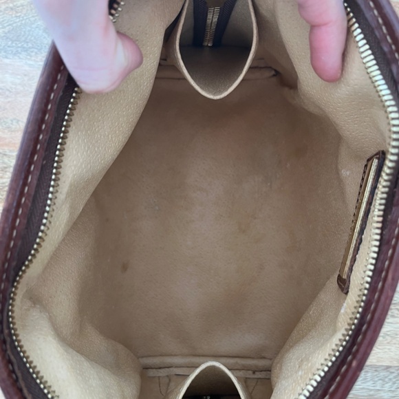 Cole Haan Brown Leather Toiletry Bag - Picture 6 of 6